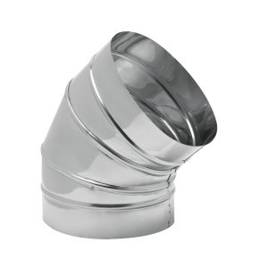 Diam: 350mm Curva em Inox 45.º