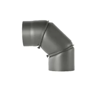 Diam: Courbe en Fer Noir 90° Réglable