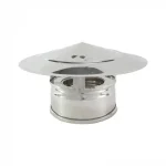 Diam: Chapeau Inox Double TF sans Rebord