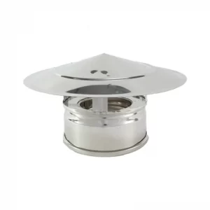 Diam: Chapeau Inox Double TF sans Rebord