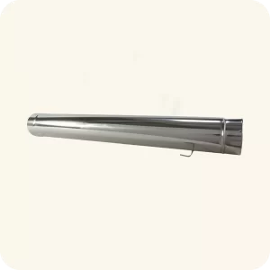 Diam: Tube Unique en Acier Inoxydable Avec Vanne - 0,33 m