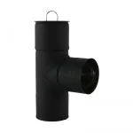 Diam: Té avec Tampon en Inox Noir