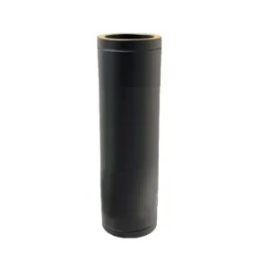 Diam: Tube Inox Rigide Double Noir 0,50 m