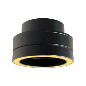 Diam: Raccord Inox Simple vers Double Noir 0,4